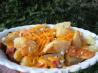 Crispy Blue Cheese Potatoes. Recipe by Martini Guy
