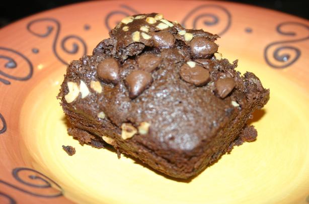 Quick Mix in the Pan Double Chocolate Chip Cake. Photo by my3beachbabes