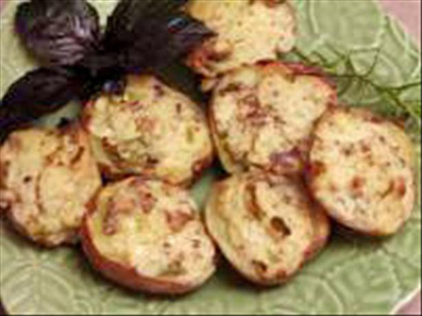Loaded Potatoes-stuffed With Bacon, Cream Cheese, and Scallions. Photo by Rita~