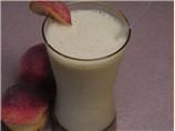 Peaches and Cream Milkshake