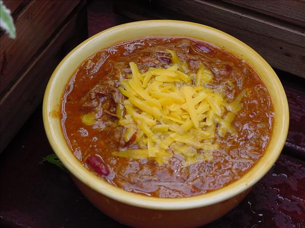 Beef Chili With Ancho, Red Beans and Chocolate. Photo by ~In*Memory*of*Brats~