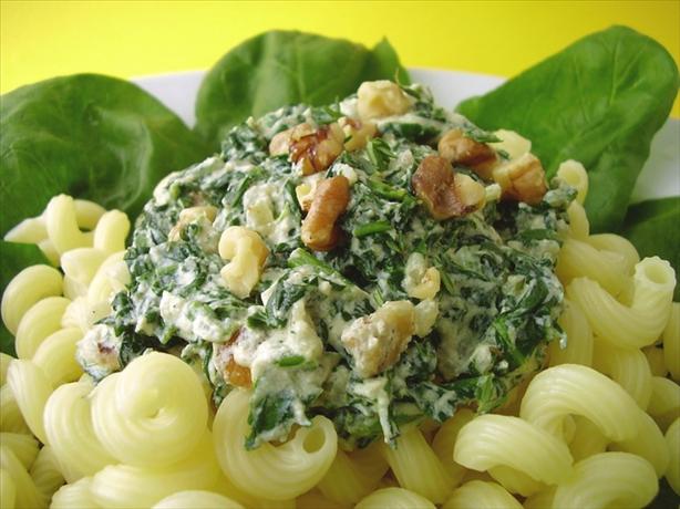 Spinach and Ricotta Cheese Sauce for Pasta. Photo by Thorsten