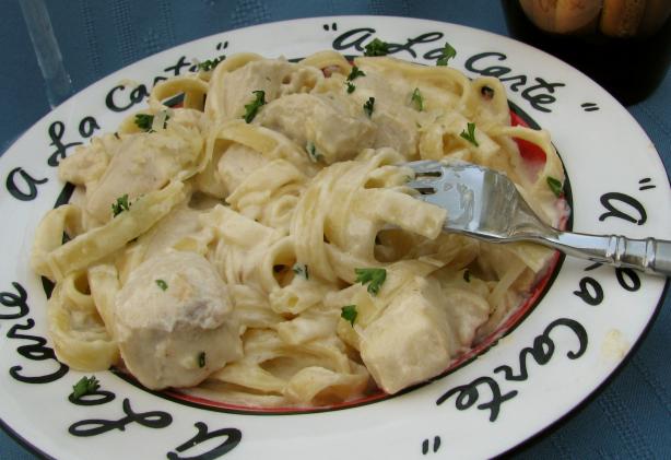 Cajun Chicken Fettuccine Alfredo. Photo by lazyme