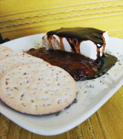 Pickapeppa Cheese Pepper Jelly Spread. Photo by Caroline Cooks