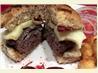 Stuffed Blue-cheese Burgers With Apple and Bacon