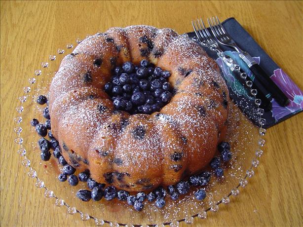 Wild Blueberry Bundt Cake. Photo by CountryLady