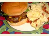 Smoked Cheddar & Bacon Stuffed Hamburgers