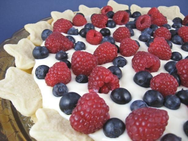 Raspberry Blueberry Star Tart. Photo by Kathy at Food.com