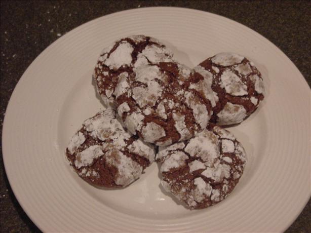 Chocolate Crinkle Cookies. Photo by Ben's Mom