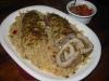 Stuffed Pork Tenderloin With Cilantro Lime Pesto
