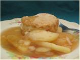 Apple Cobbler With Sweet Biscuit Crust