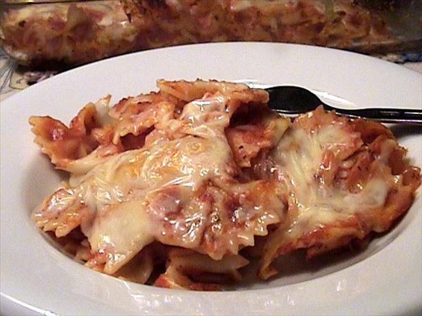 Bow Tie Pasta Bake. Photo by Lori Mama