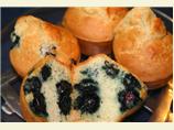 The No-Fat Blueberry Muffins Recipe