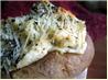 Twice Baked Italian Ranch Potatoes. Recipe by Juju Bee