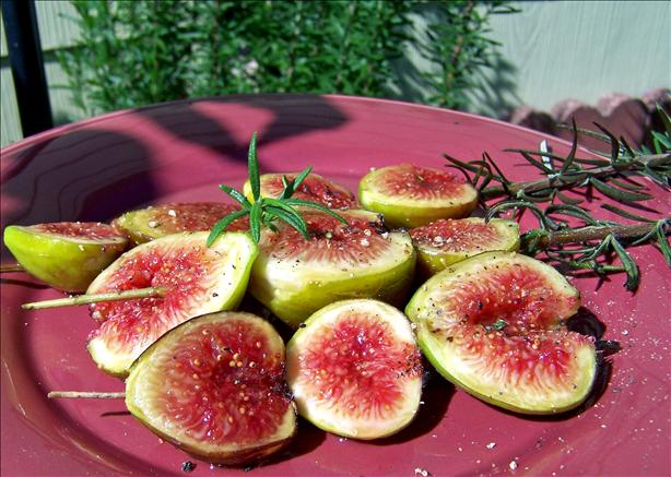 Grilled Fresh Figs on Rosemary Skewers. Photo by Rita~