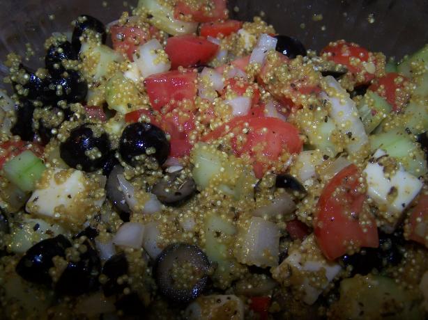 Quinoa Greek Salad. Photo by Shannon Holmes