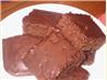 Double-espresso Brownies. Recipe by CookbookCarrie