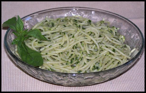Heavenly Pasta With Pesto!. Photo by kzbhansen
