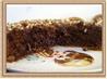 Dark Chocolate Pecan Torte. Recipe by Marie Nixon