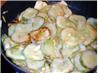 Fried Cucumbers With Leeks. Recipe by Barb Gertz