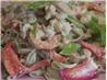 Seafood Mix over Angel Hair Pasta