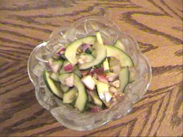 Spicy Cucumber Salad. Photo by Mama's Kitchen (Hope)
