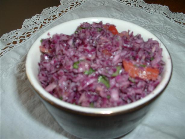 Polynesian Coleslaw. Photo by Aunt Cookie