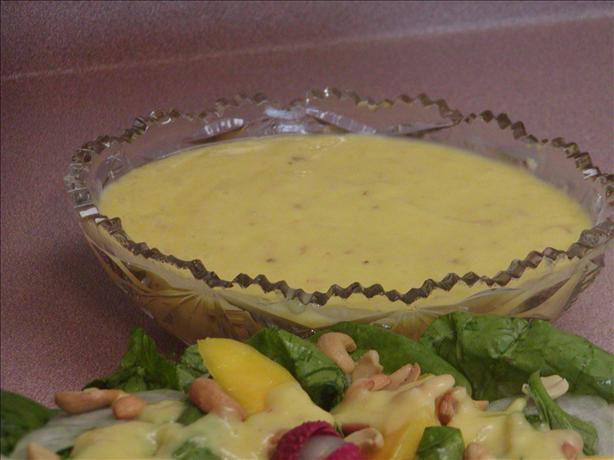 Cold Lychee, Mango Soup Garnished With Mint. Photo by Rita~