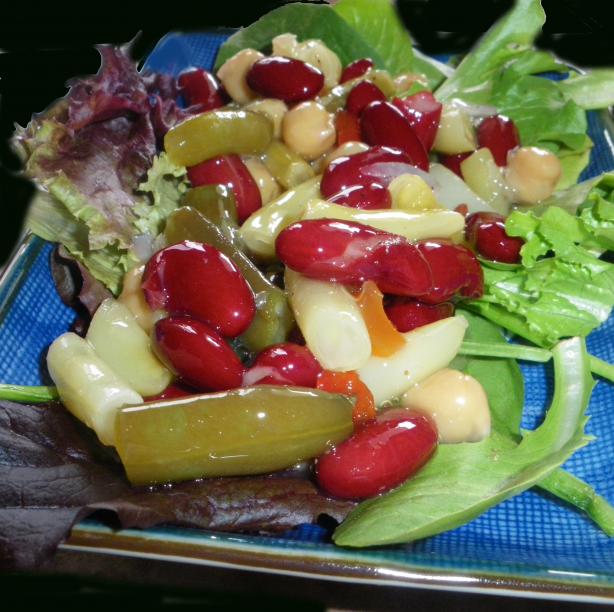 Tangy Four Bean Salad. Photo by Bergy