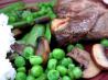 Green Peas and Mushrooms