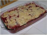 Mango, Nectarine and Raspberry Crumble