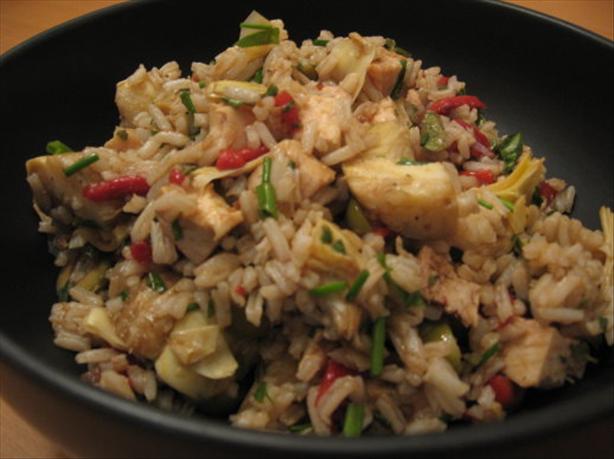 Mediterranean Chicken and Rice Salad. Photo by Engrossed