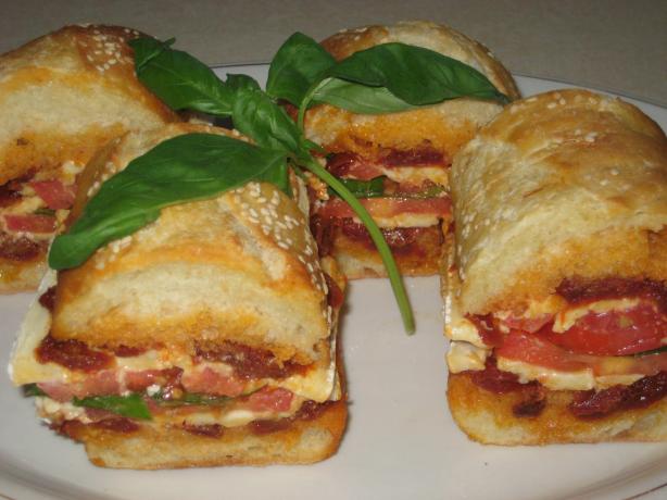 Double Tomato & Brie Sandwiches. Photo by DeeVaFoodie