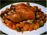 Roasted Chicken and Root Veggies