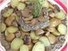 Potatoes With a Mushroom Puree &  Garnished With Truffles. Recipe by Rita~