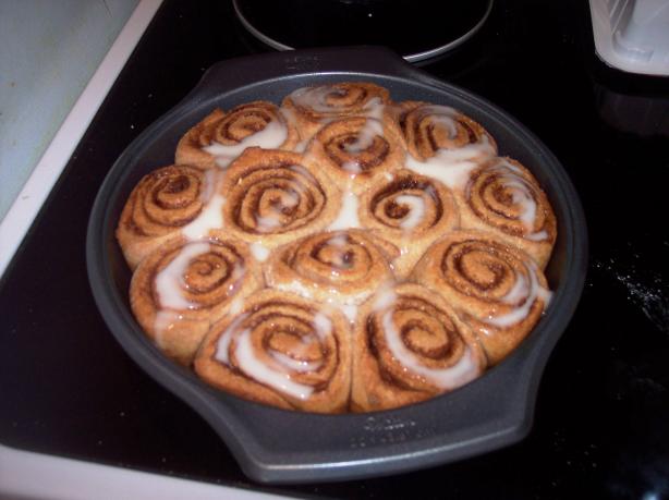 Glazed Cinnamon Rolls - Bread Machine. Photo by Chef #1571421