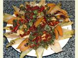 Warm Halloumi Salad With Chilli Dressing