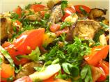 Warm Eggplant (Aubergine) Salad