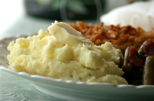 Sinfully Delish Garlic Mashed Potatoes. Photo by Wildflour