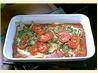 Fresh Tomato & Basil Baked Fish. Recipe by Kozmic Blues