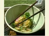 Cucumbers With Soy-Sesame Dressing