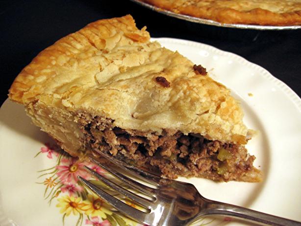 Tourtiere (French Canadian Meat Pie) - Dairy Free. Photo by Dreamer in Ontario