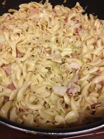 Haluski (Pan-Fried Cabbage and Noodles). Photo by Chesonis