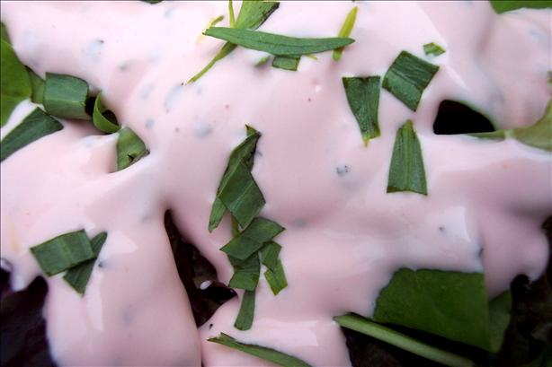 Pink Tarragon Cream Dressing. Photo by HeatherFeather