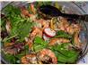 Grilled Herbed Shrimp on Mixed Greens