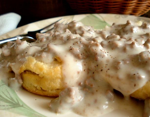 Gravy With Sausage or Hamburger. Photo by Marg (CaymanDesigns)