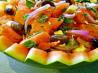 Watermelon, Feta & Black Olive Salad