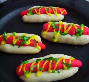 Hot Dog Cookies
