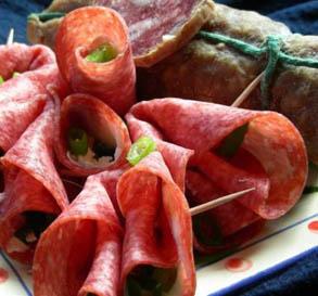 Salami Roll-Ups