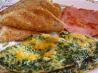 August 30: Spinach Mushroom Frittata